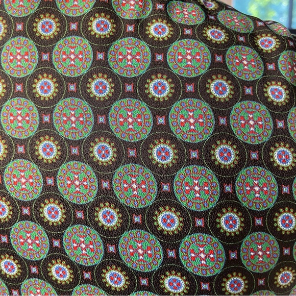 Tory Burch Sleeveless Medallion Print Wrap Dress – Size 8 - Picture 9 of 11